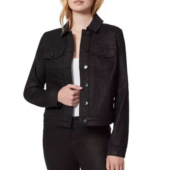 NWT William Rast Lenna Sparkle Denim Jacket - Picture 1 of 15